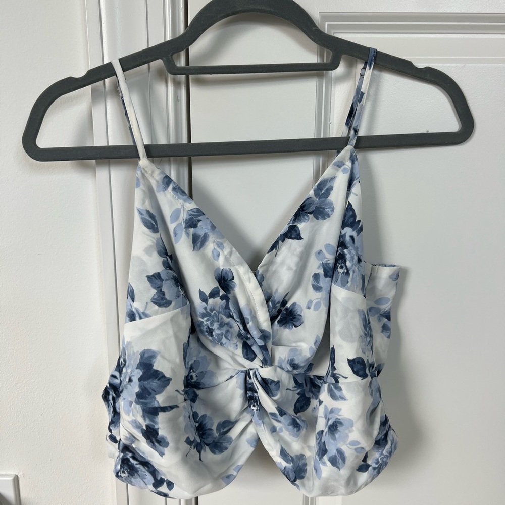 Abercrombie & Fitch Blue Floral Camisole